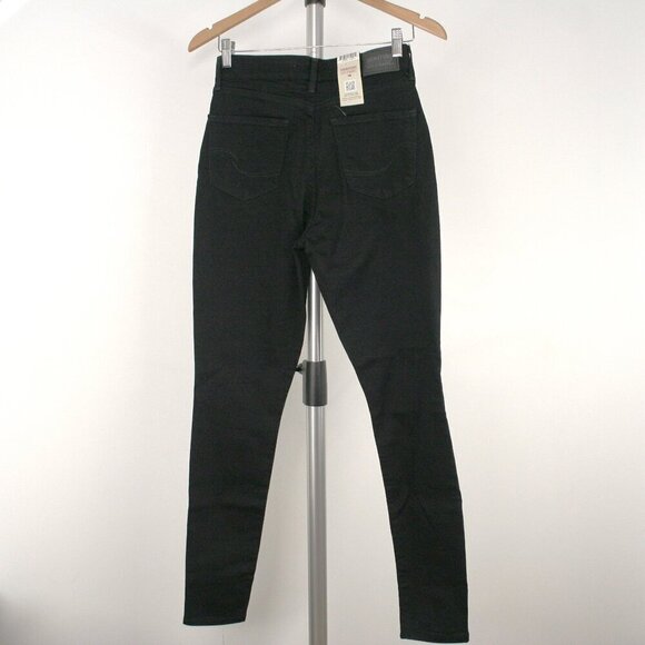 NWT Levi's Signature Black High Rise Skinny Denim Jean Sz 27 x 30 (4M) - Picture 5 of 10